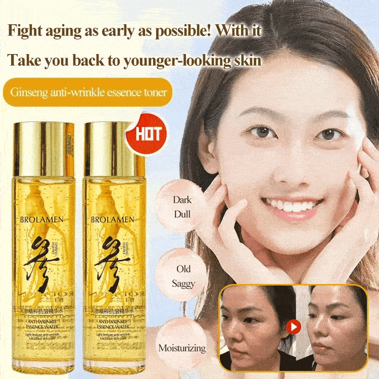 Ginseng Anti-Wrinkle Essence Toner.