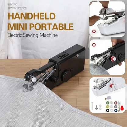 Portable Handheld Electric Sewing Machine.